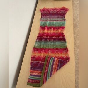 Ralph Lauren Colorful Striped Knit Dress